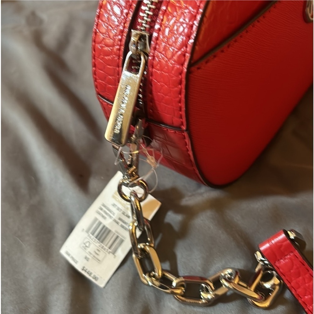 Michael Kors jet set glam red Crossbody NWT​​​ - Picture 5 of 9